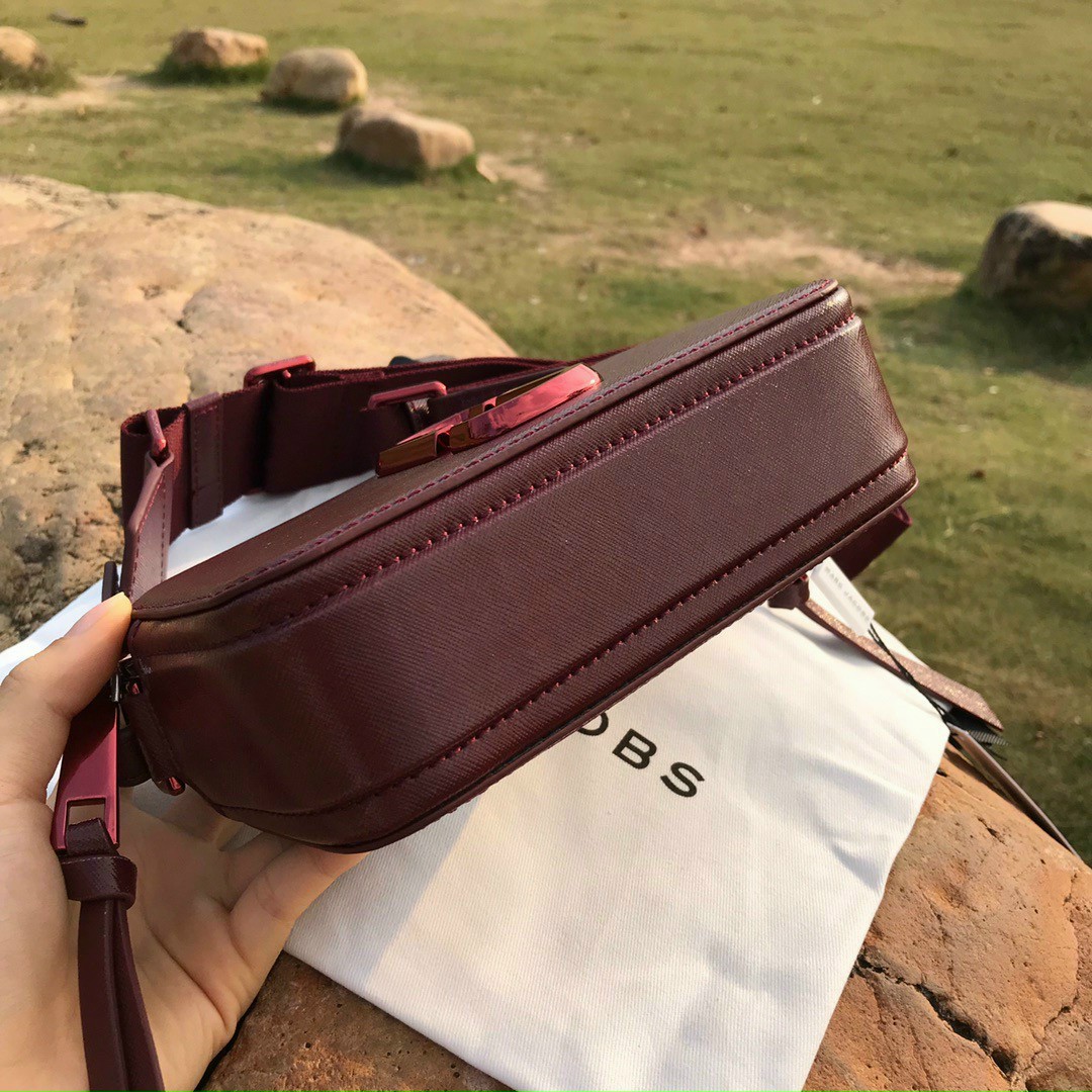 Túi đeo chéo nữ Marc Jacobs da thật màu đỏ | Túi xách Snapshot Camera bag mẫu mới nhất 7